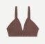 Women's Ribbed Seamless Triangle Bralette